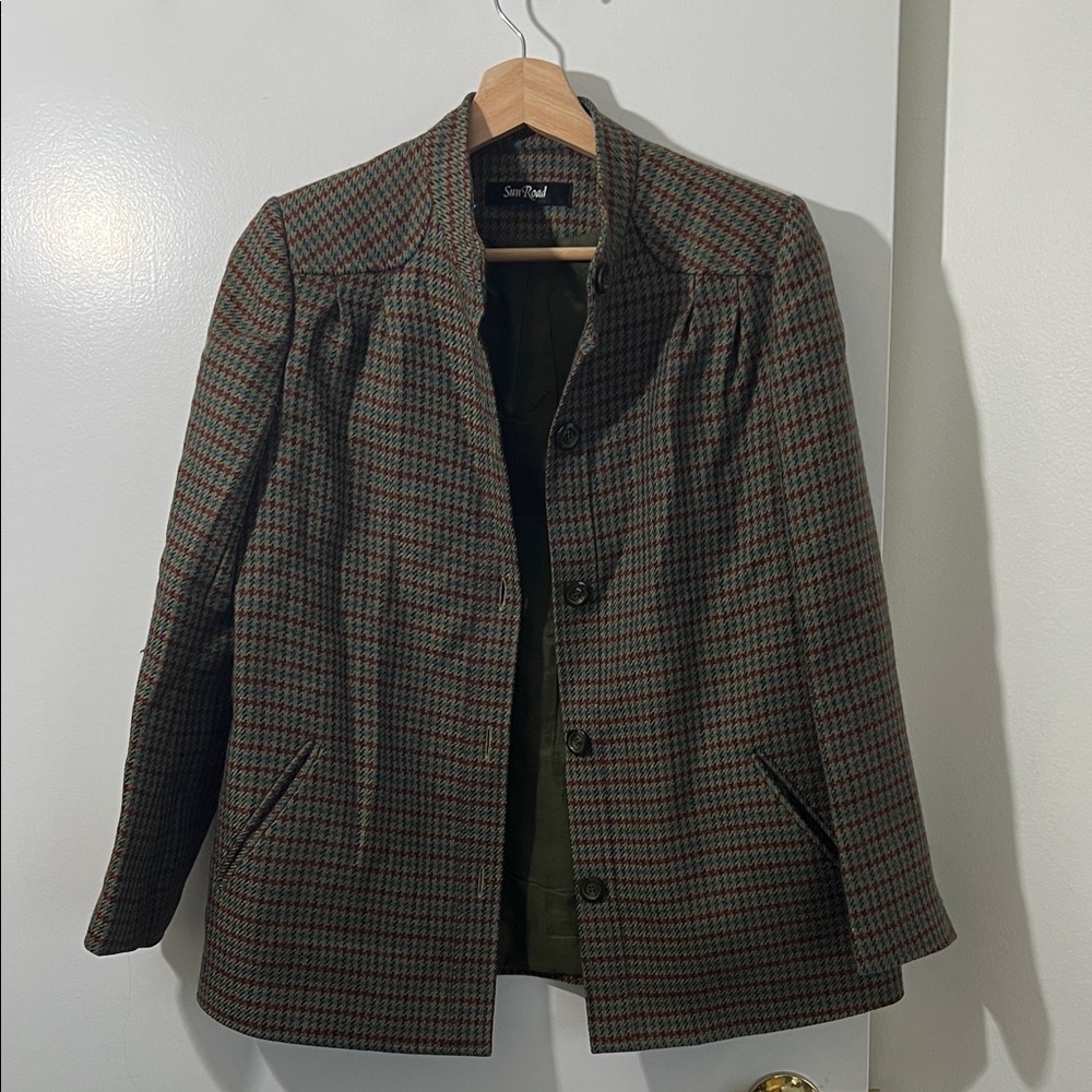 Vintage Plaid Blazer